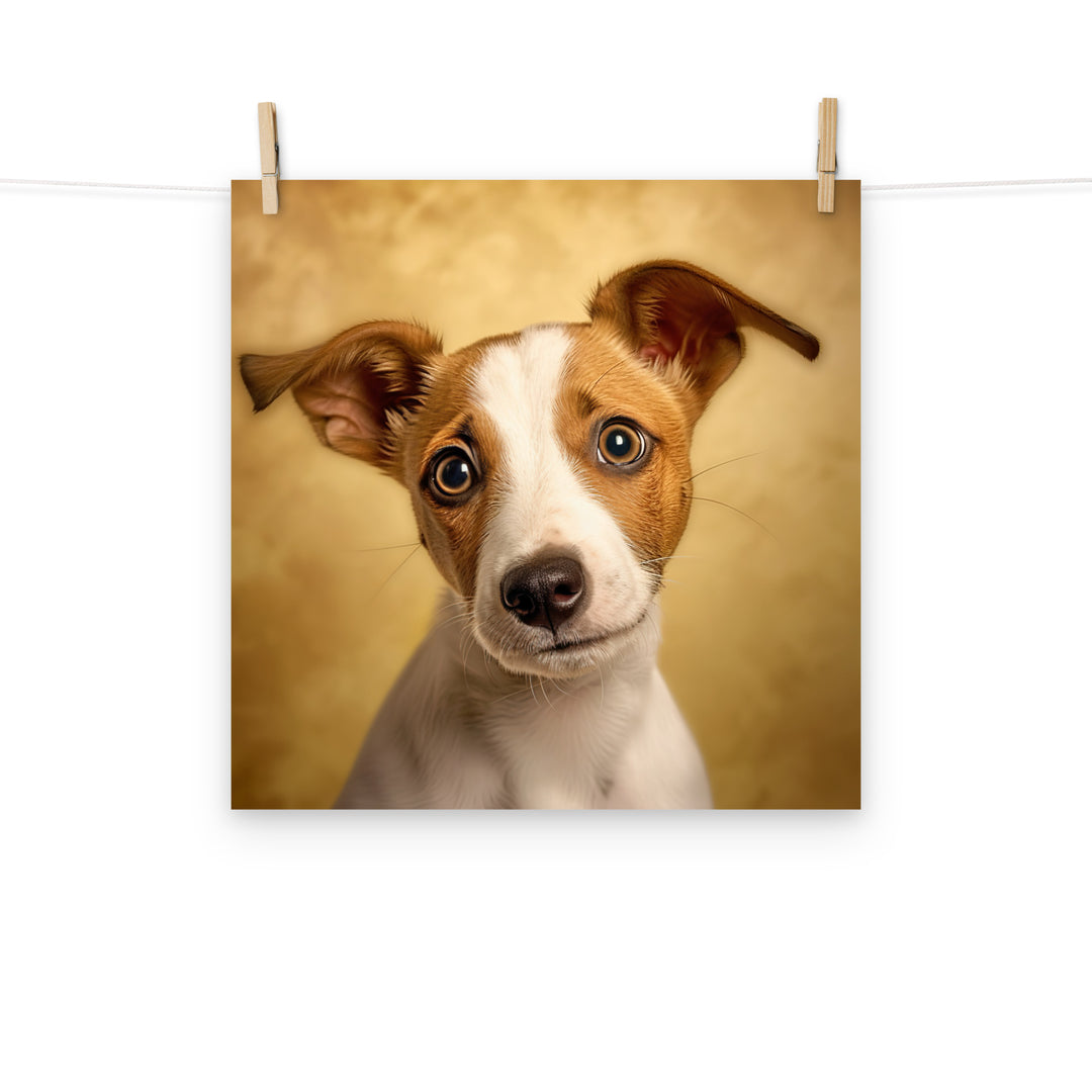 Jack Russell Terrier Photo paper poster - PosterfyAI.com