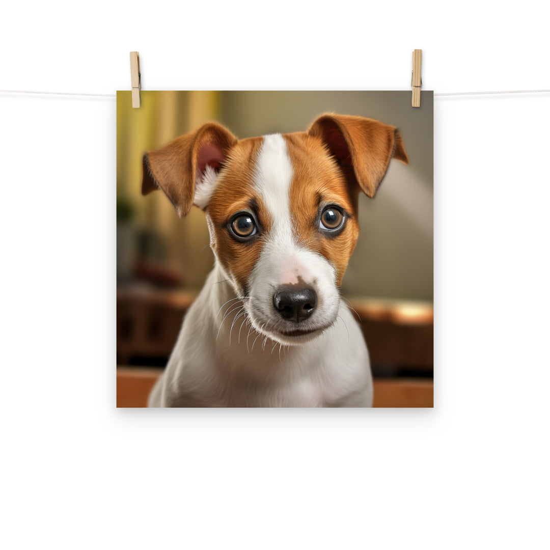 Jack Russell Terrier Photo paper poster - PosterfyAI.com