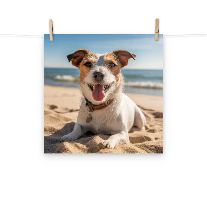 Jack Russell Terrier Photo paper poster - PosterfyAI.com