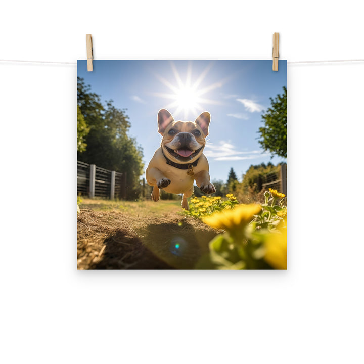 French Bulldog Photo paper poster - PosterfyAI.com