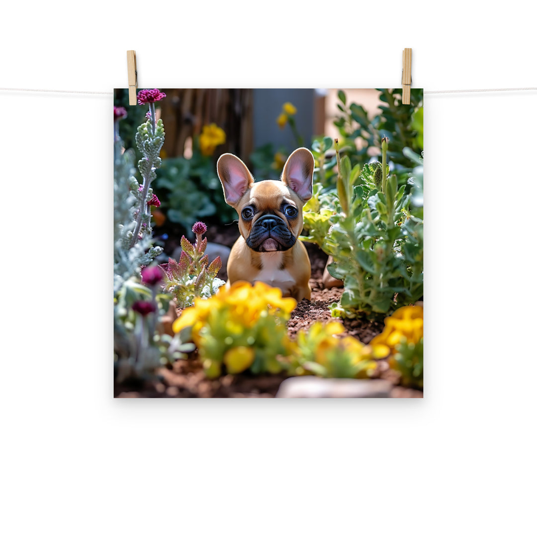 French Bulldog Photo paper poster - PosterfyAI.com