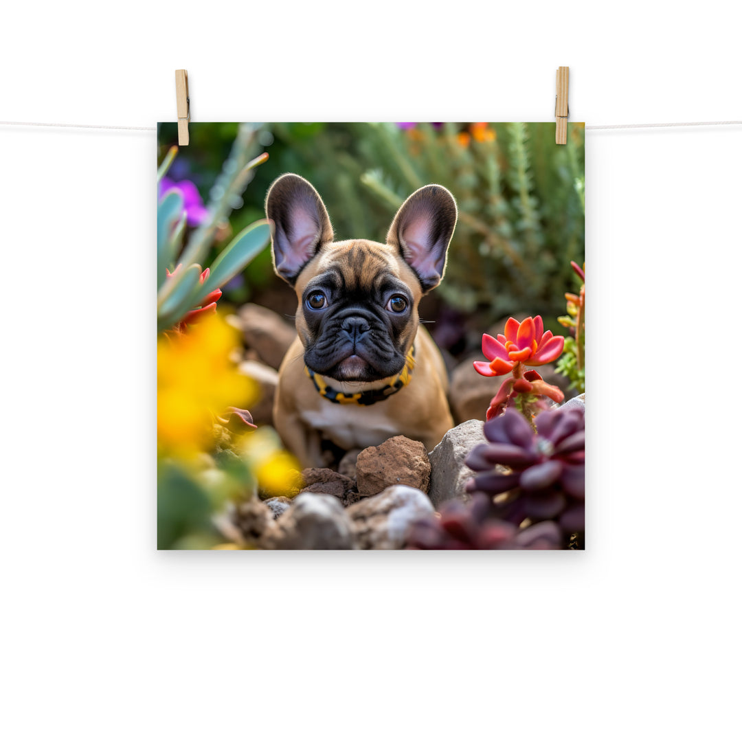 French Bulldog Photo paper poster - PosterfyAI.com