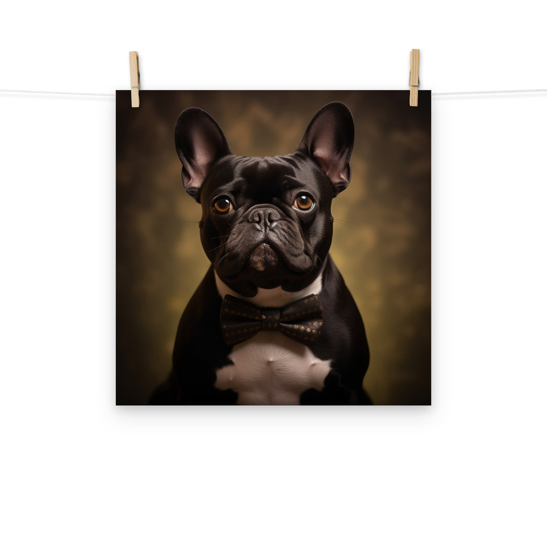 French Bulldog Photo paper poster - PosterfyAI.com