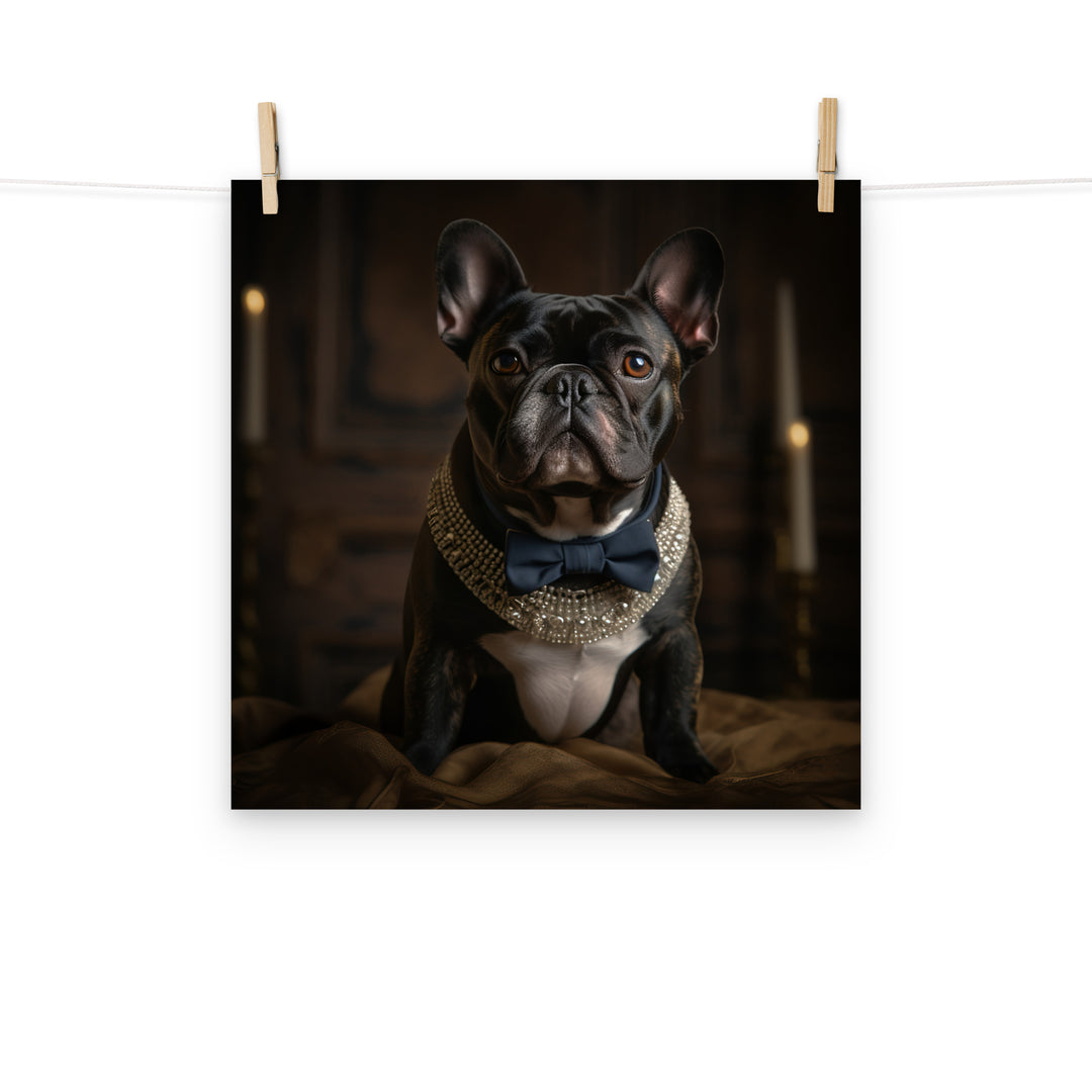 French Bulldog Photo paper poster - PosterfyAI.com