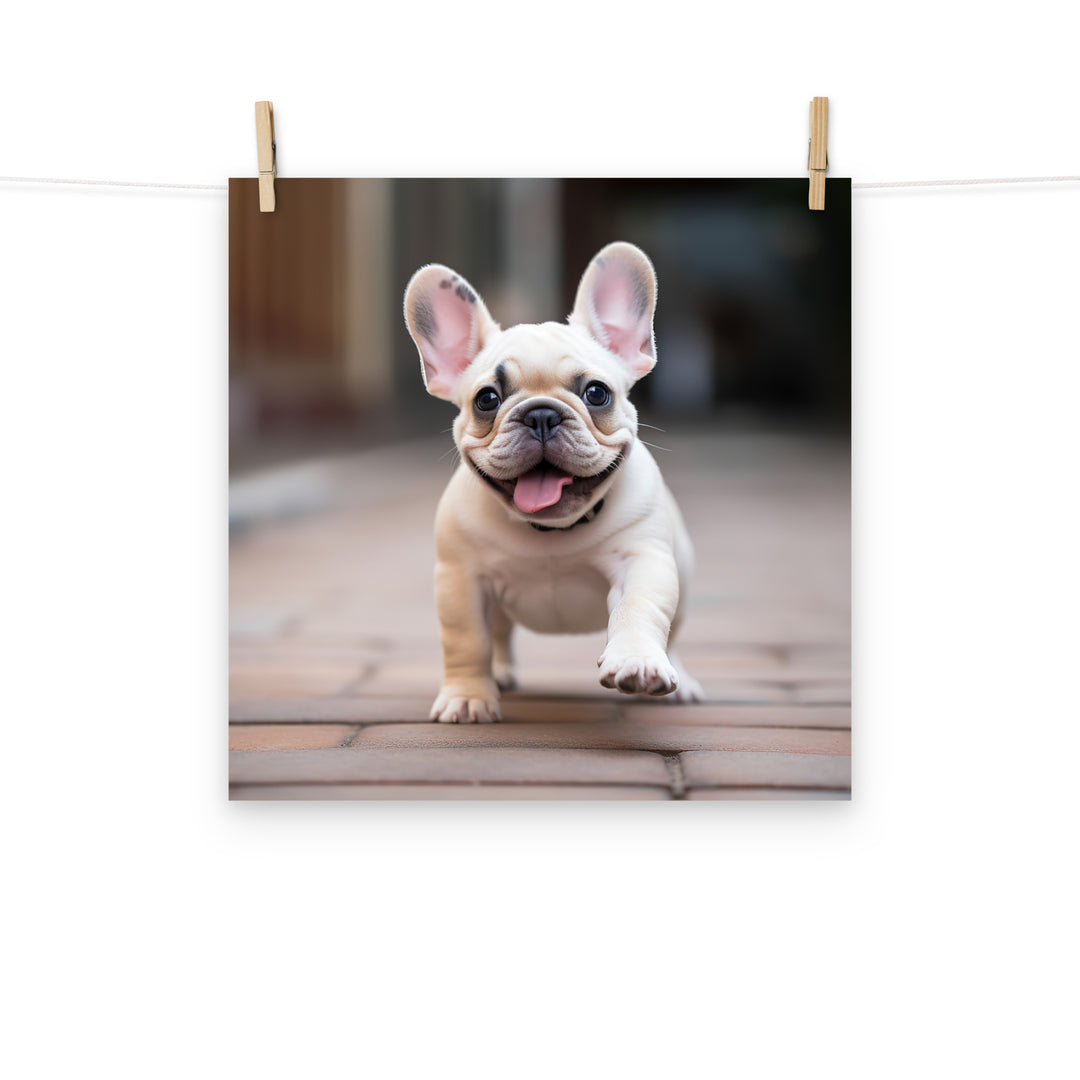 French Bulldog Photo paper poster - PosterfyAI.com