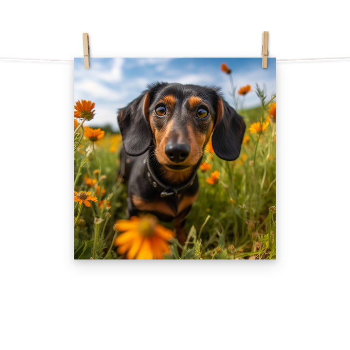 Dachshund Photo paper poster - PosterfyAI.com