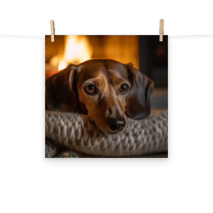 Dachshund Photo paper poster - PosterfyAI.com