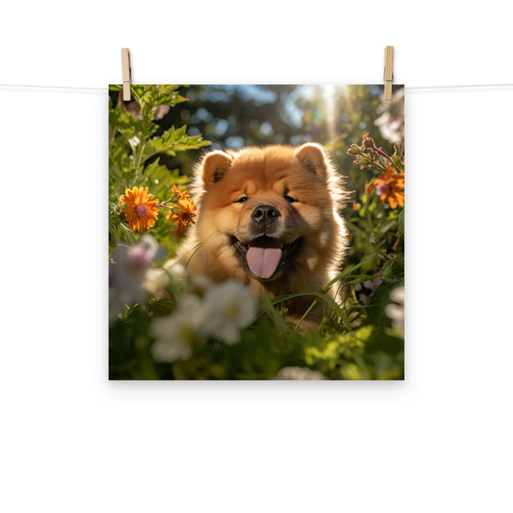 Chow Chow Photo paper poster - PosterfyAI.com