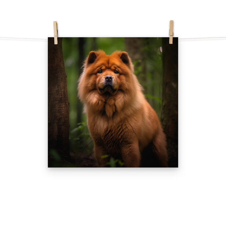 Chow Chow Photo paper poster - PosterfyAI.com