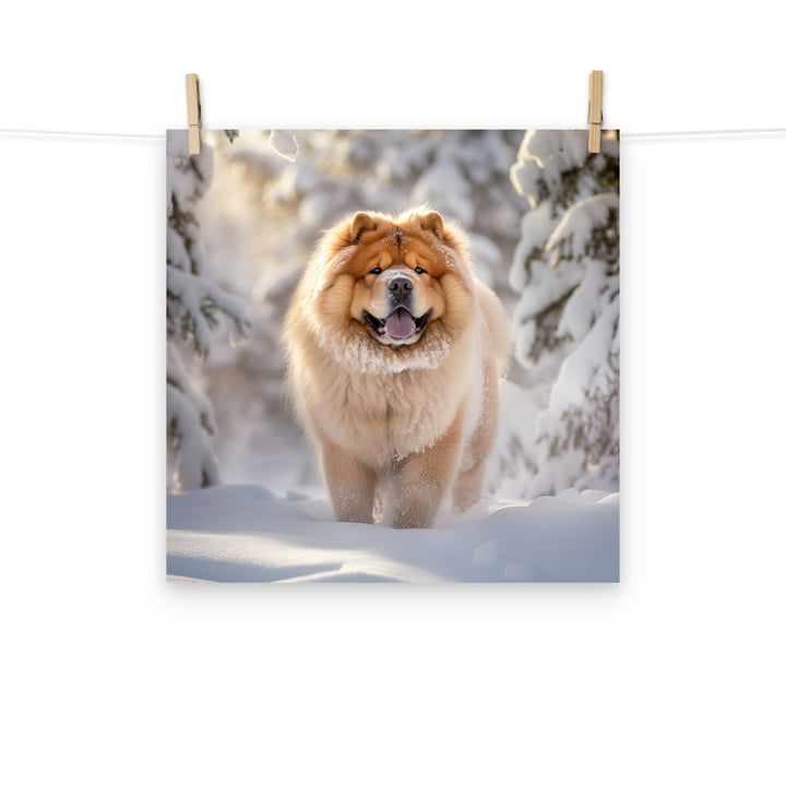 Chow Chow Photo paper poster - PosterfyAI.com