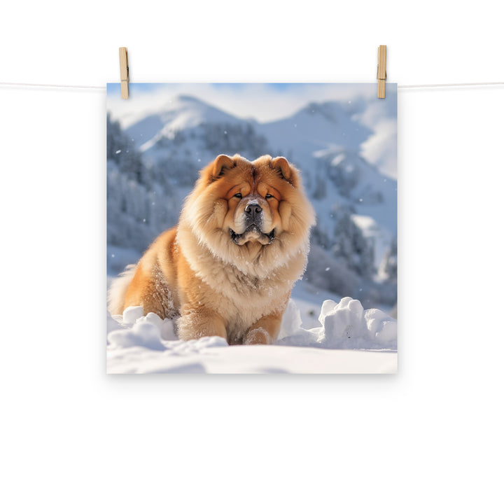 Chow Chow Photo paper poster - PosterfyAI.com