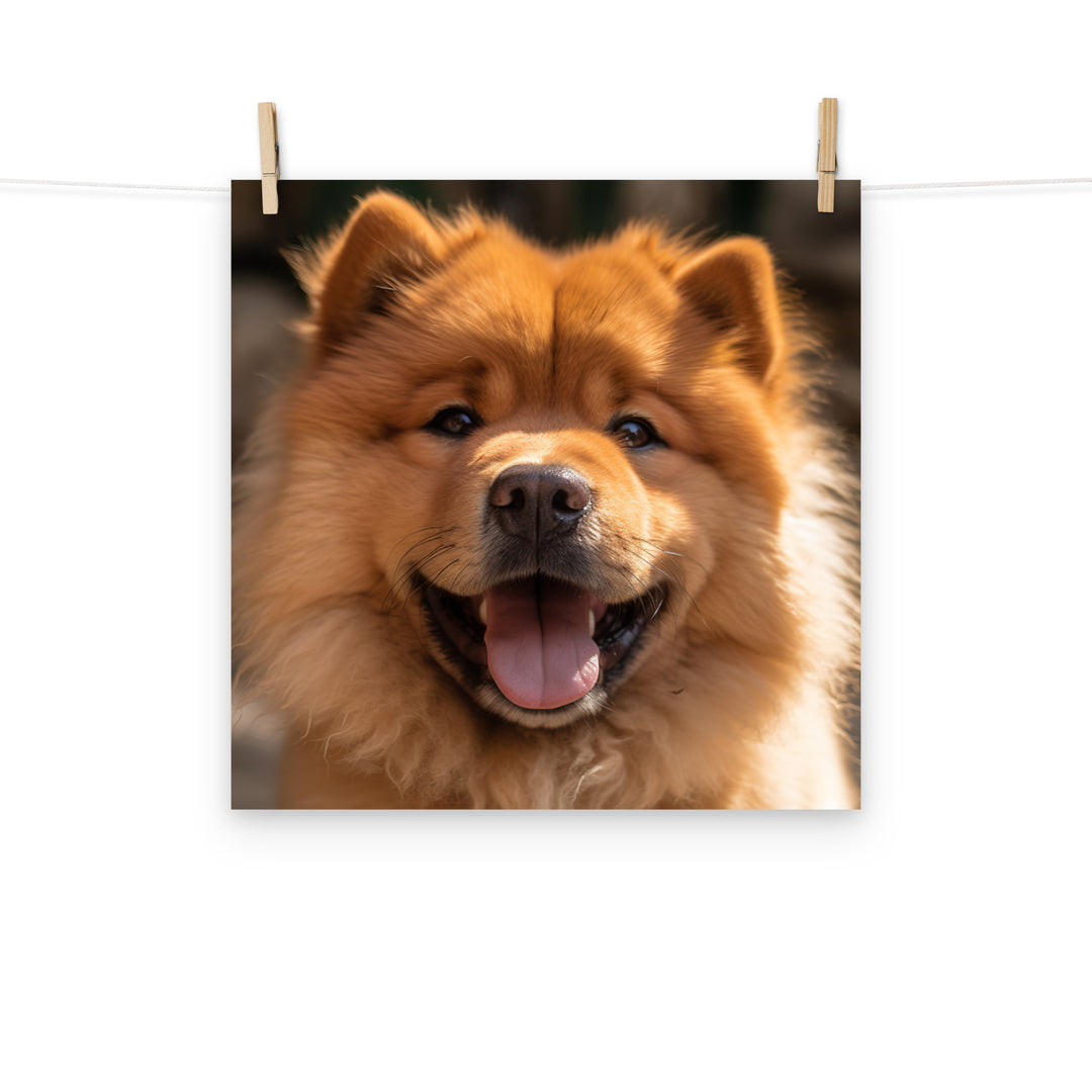 Chow Chow Photo paper poster - PosterfyAI.com