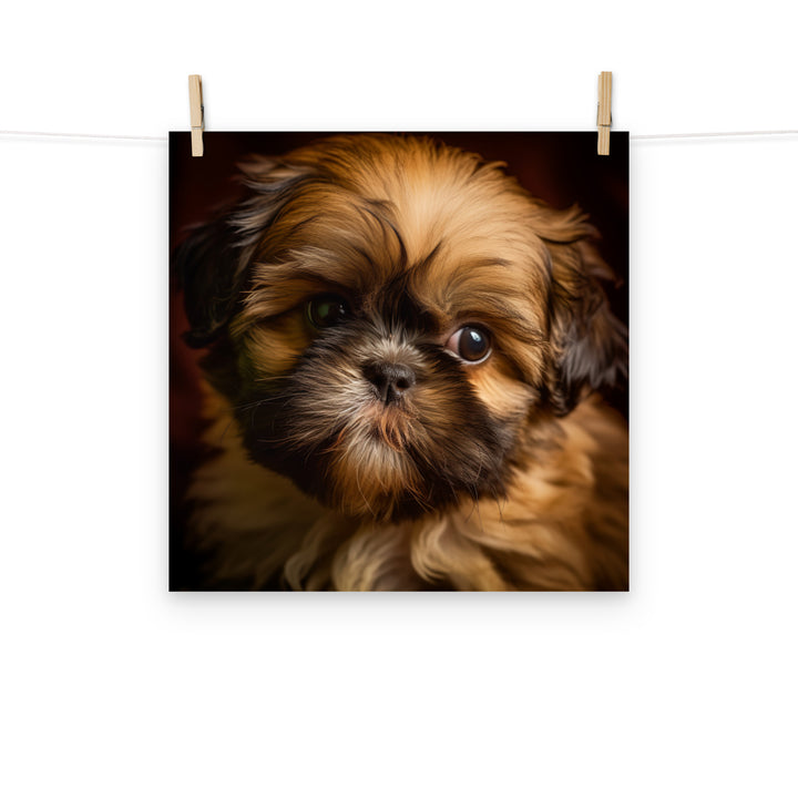 Shih Tzu Photo paper poster - PosterfyAI.com