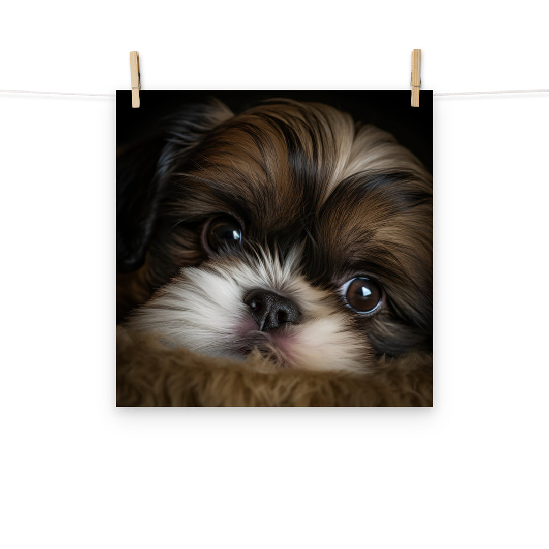 Shih Tzu Photo paper poster - PosterfyAI.com