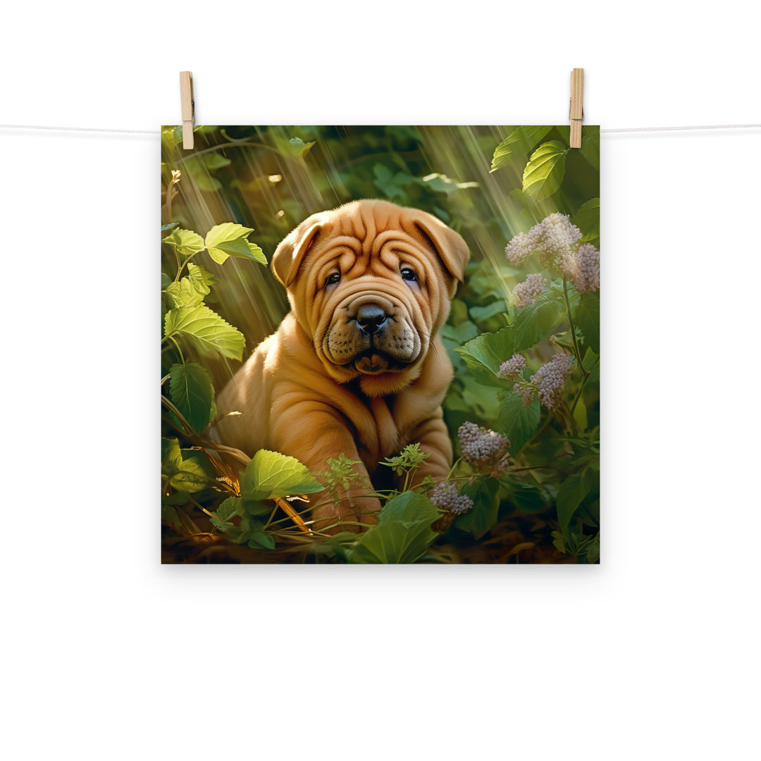 Shar Pei Photo paper poster - PosterfyAI.com