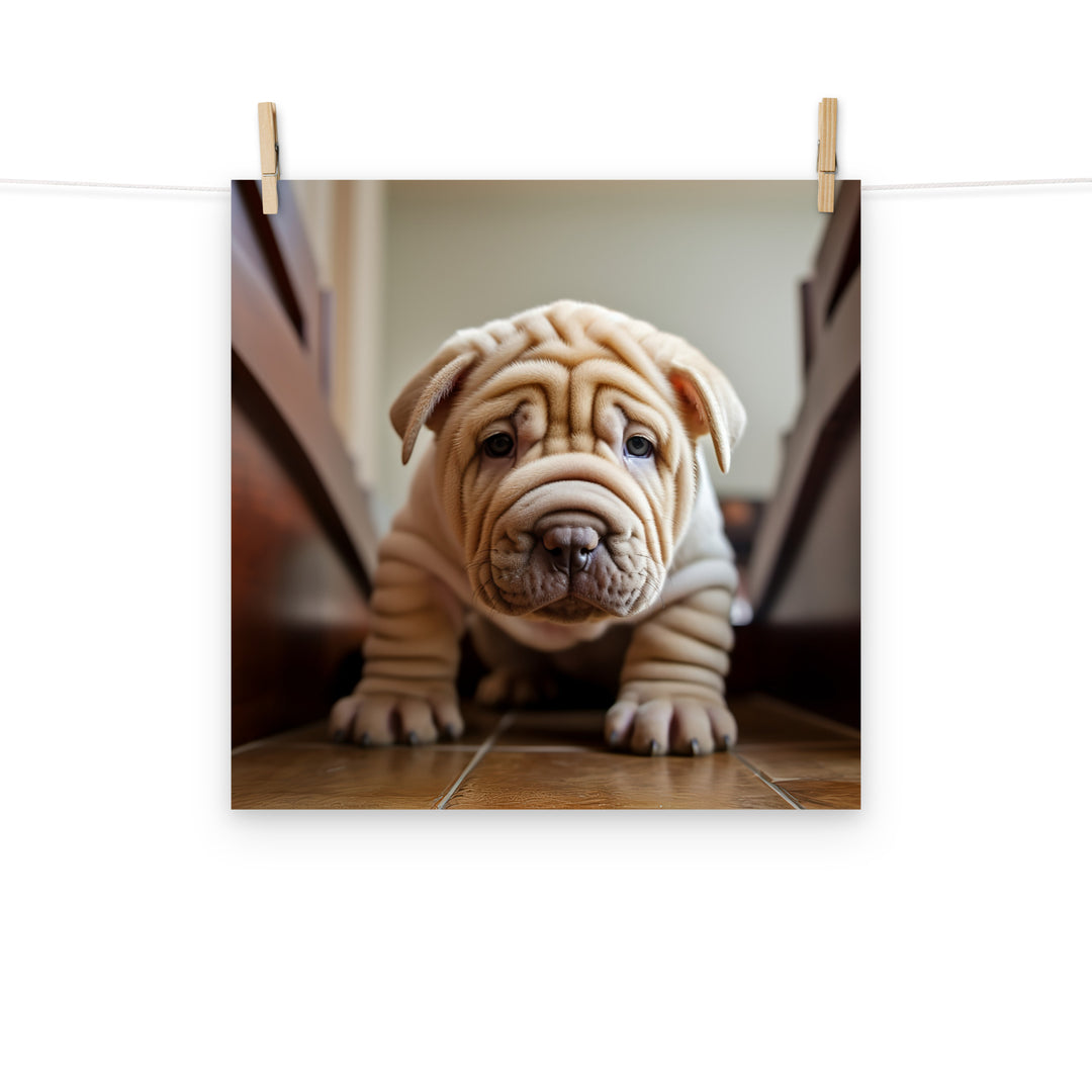 Shar Pei Photo paper poster - PosterfyAI.com