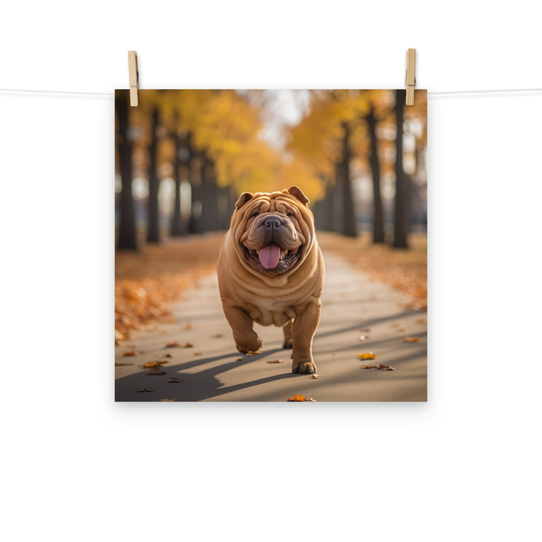 Shar Pei Photo paper poster - PosterfyAI.com