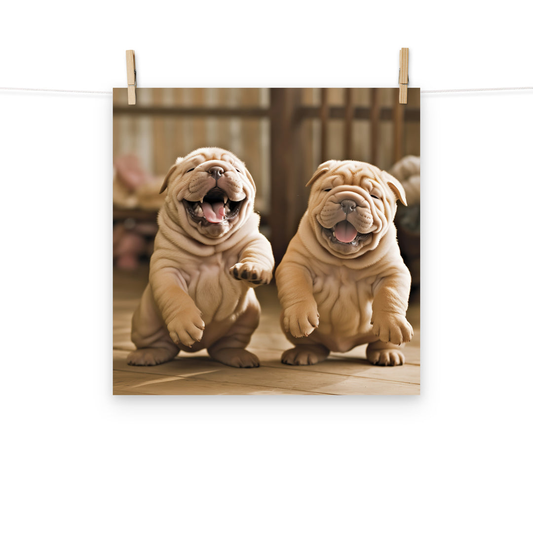 Shar Pei Photo paper poster - PosterfyAI.com