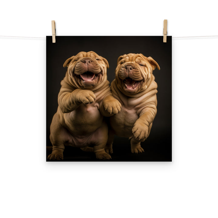 Shar Pei Photo paper poster - PosterfyAI.com