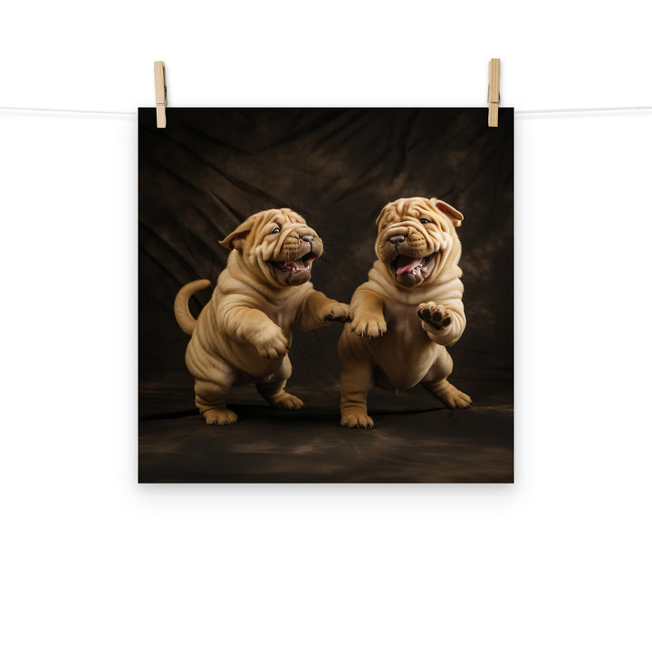 Shar Pei Photo paper poster - PosterfyAI.com