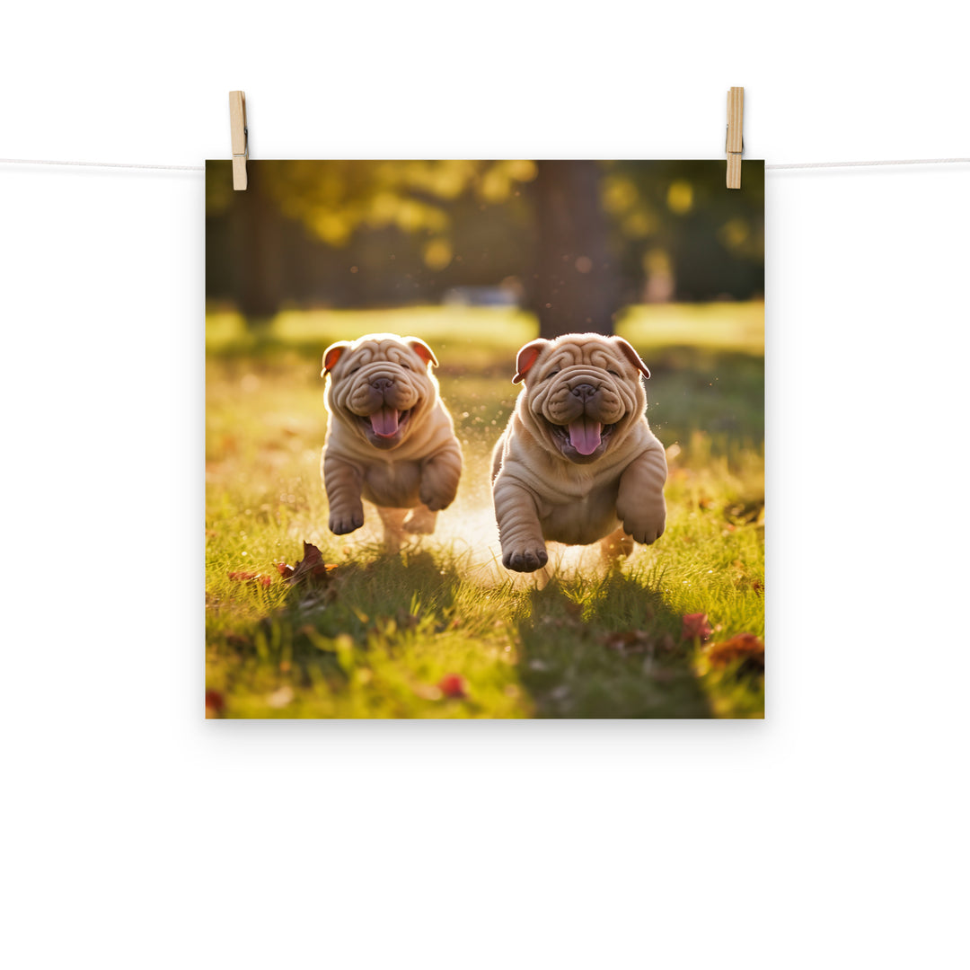 Shar Pei Photo paper poster - PosterfyAI.com