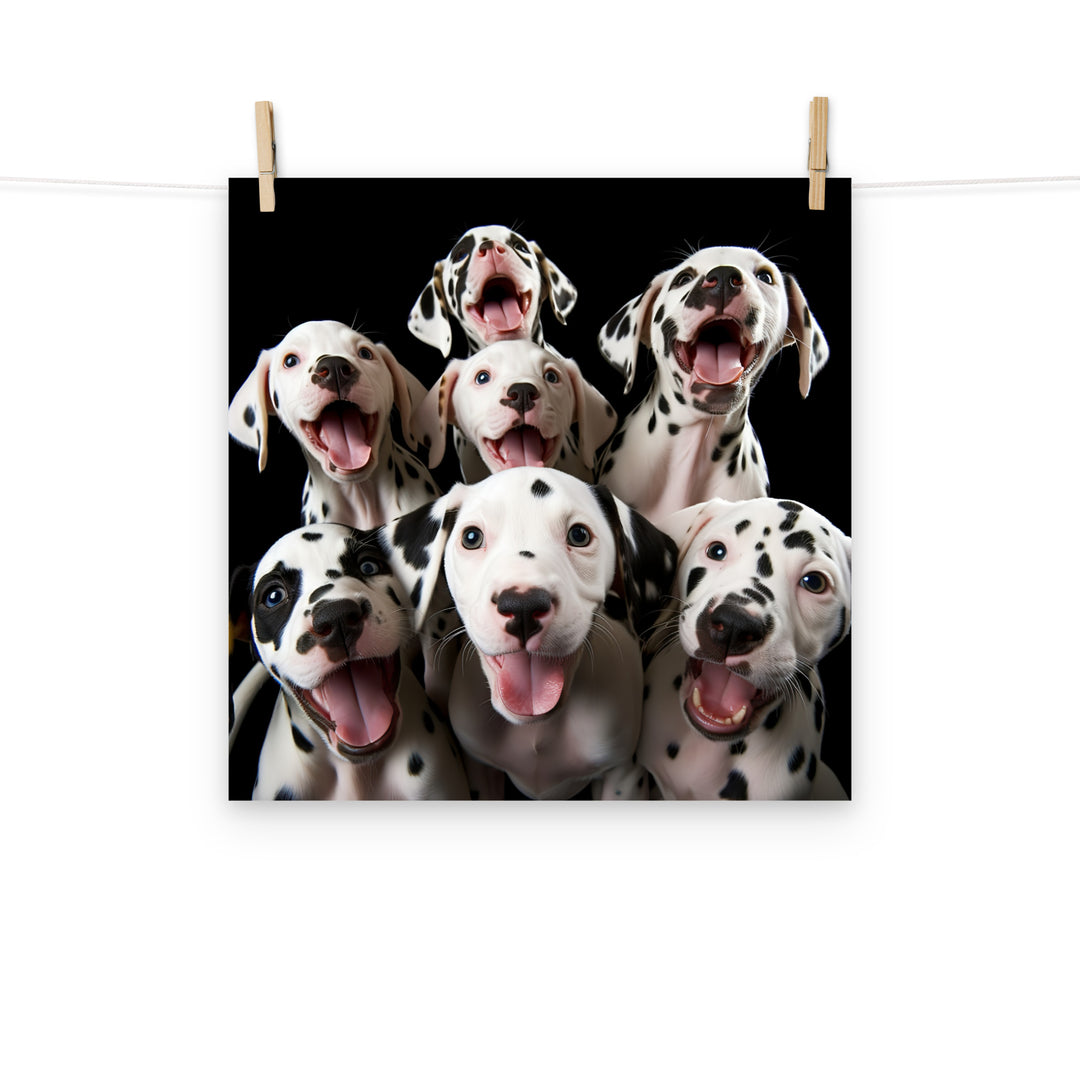 Dalmatian Photo paper poster - PosterfyAI.com