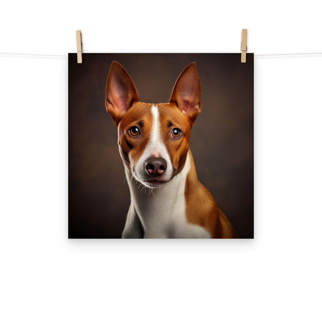 Basenji Photo paper poster - PosterfyAI.com