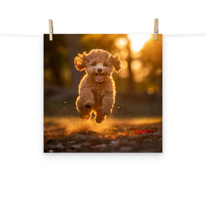 Poodle Photo paper poster - PosterfyAI.com