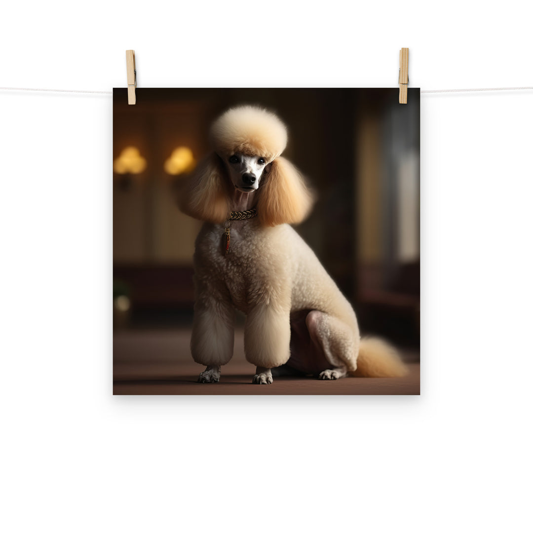 Poodle Photo paper poster - PosterfyAI.com