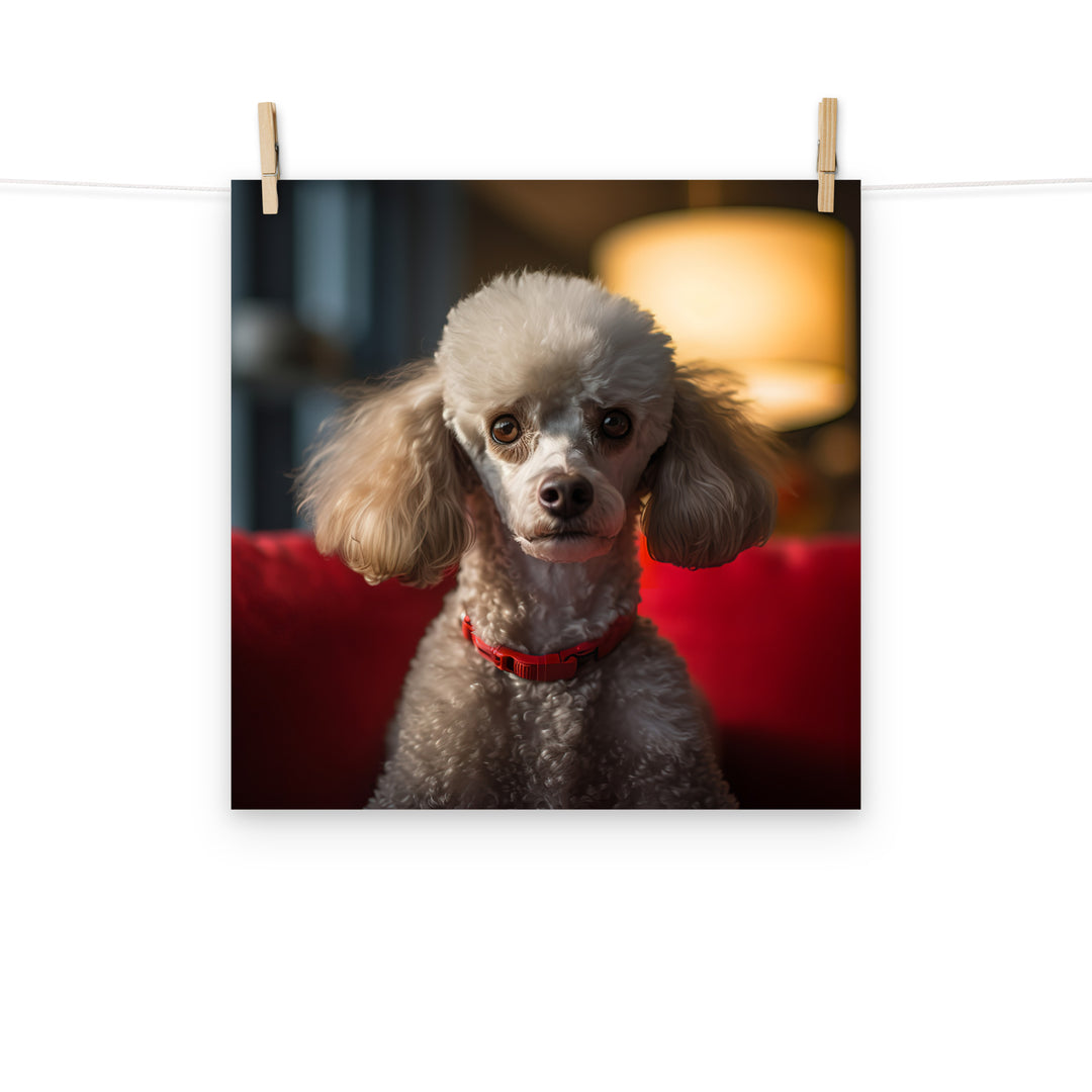 Poodle Photo paper poster - PosterfyAI.com