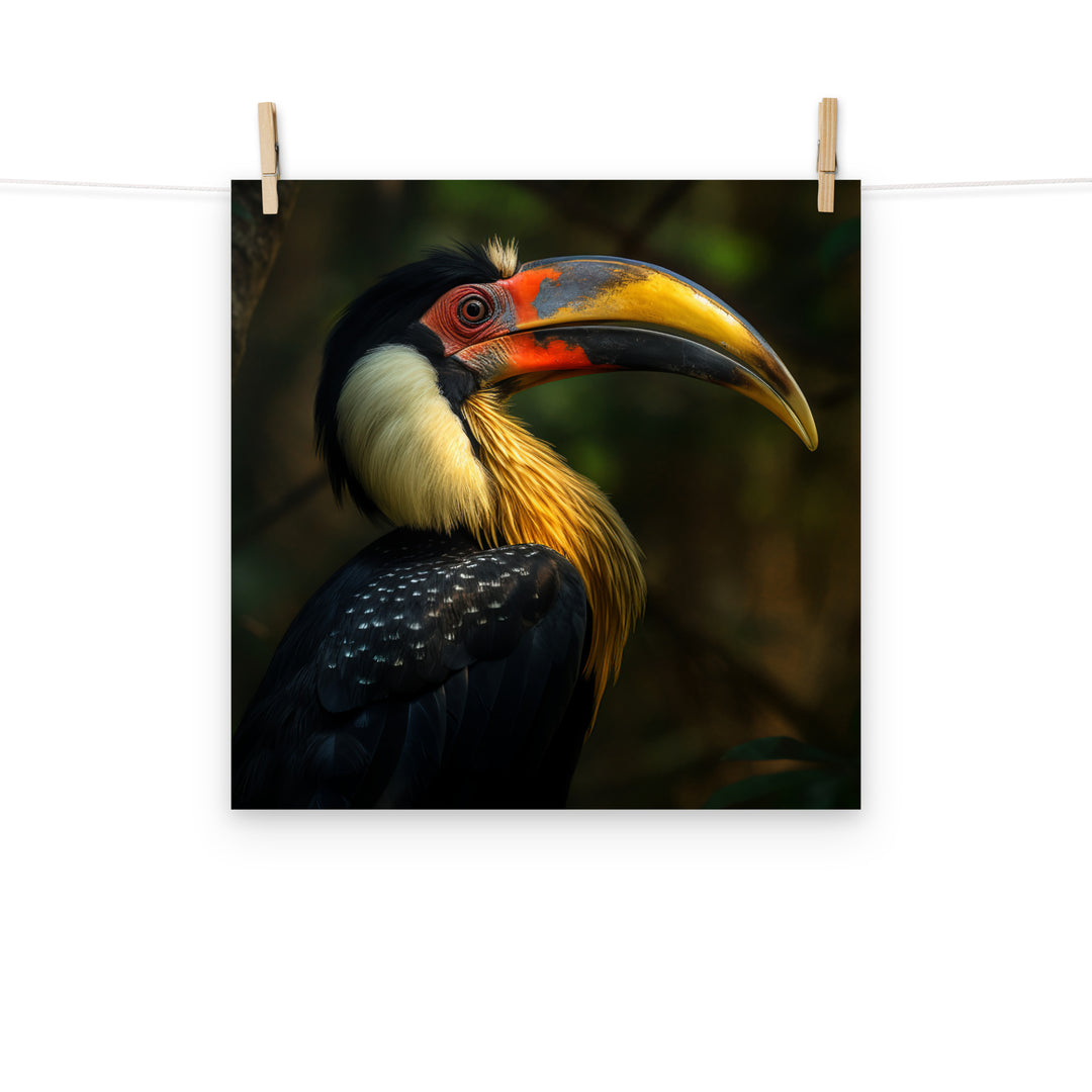 Hornbill Photo paper poster - PosterfyAI.com