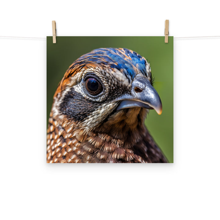 Quail Photo paper poster - PosterfyAI.com