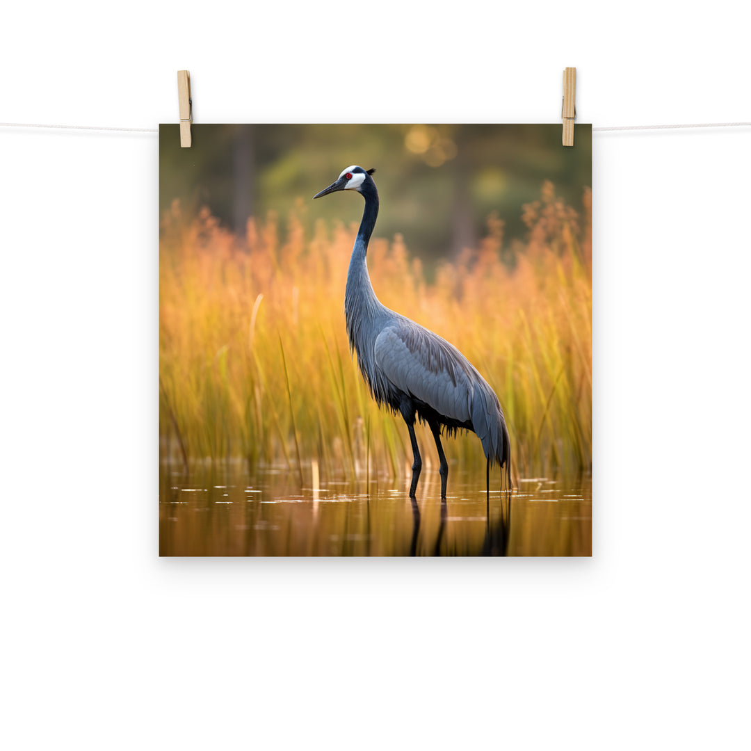 Crane Photo paper poster - PosterfyAI.com