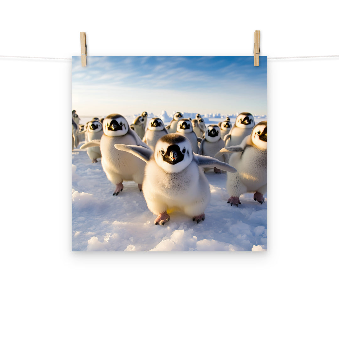 Penguin Photo paper poster - PosterfyAI.com