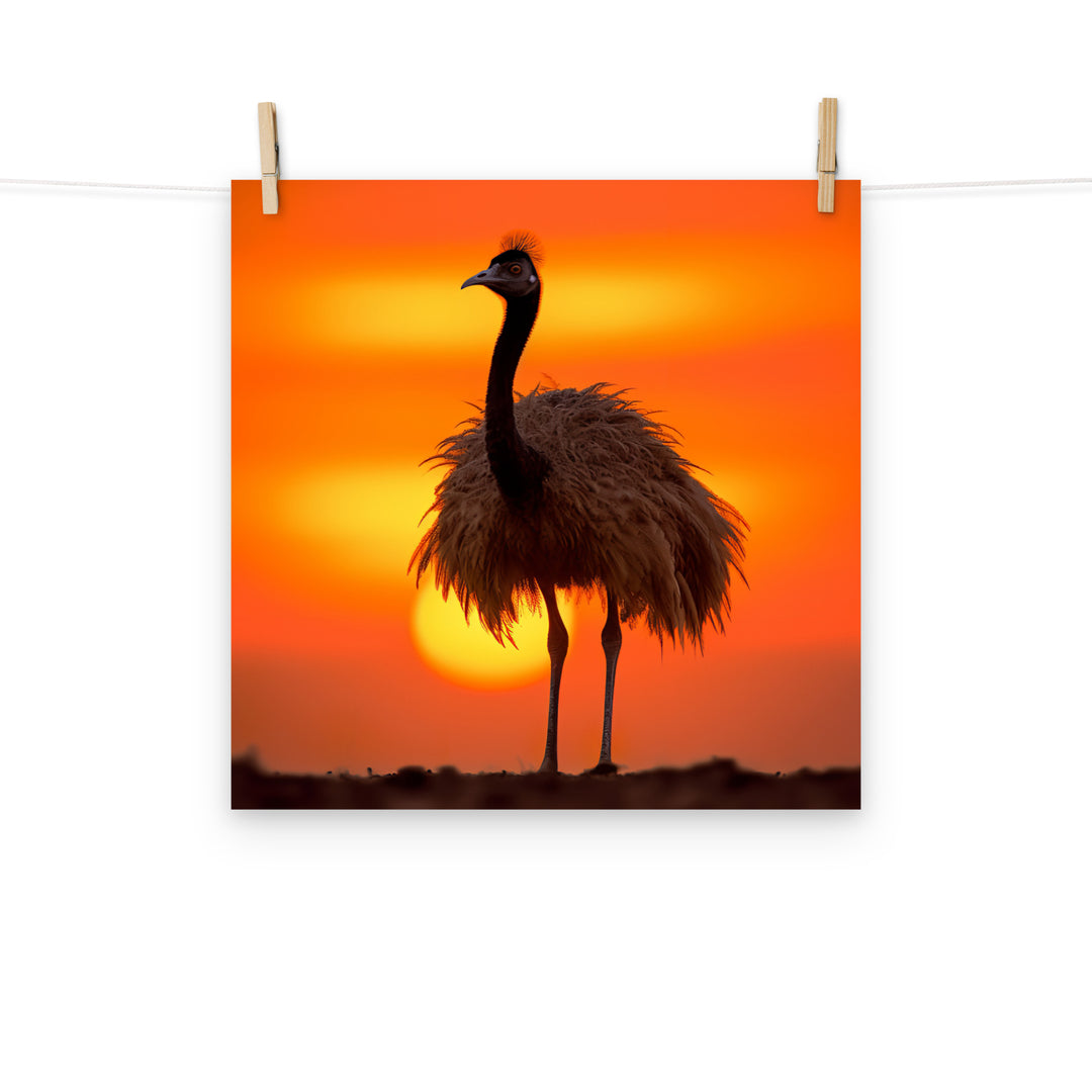 Emu Photo paper poster - PosterfyAI.com