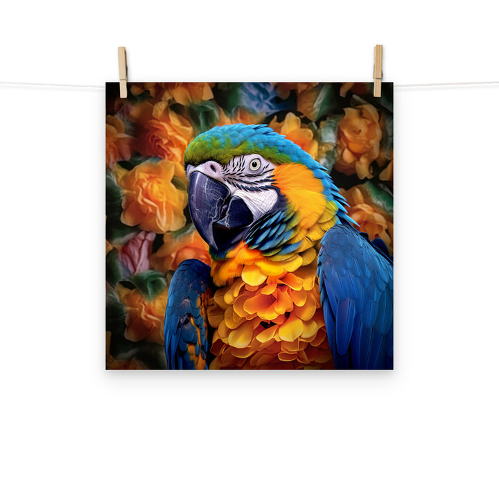 Macaw Photo paper poster - PosterfyAI.com