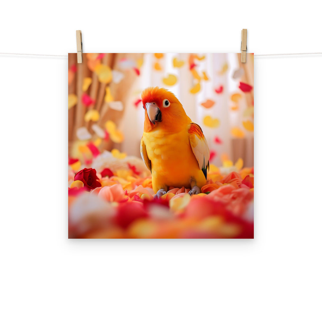 Lovebird Photo paper poster - PosterfyAI.com