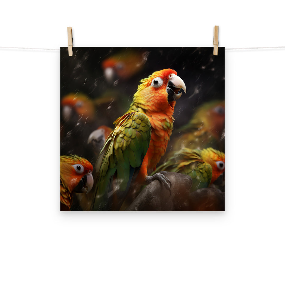 Conures Photo paper poster - PosterfyAI.com