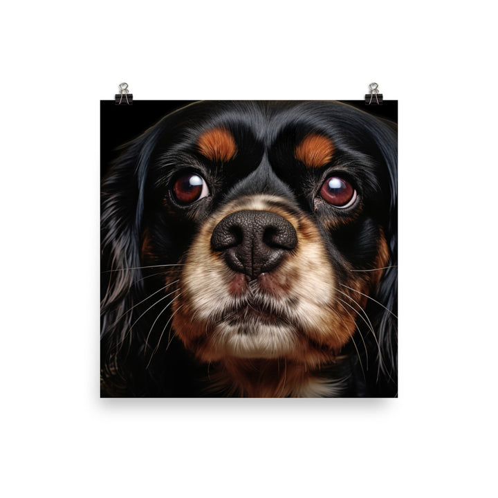 Cavalier King Charles Spaniel Photo paper poster - PosterfyAI.com