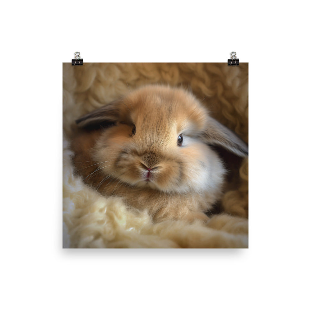 American Fuzzy Lop Photo paper poster - PosterfyAI.com