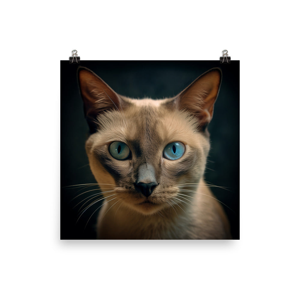 World of Tonkinese Cat Photo paper poster - PosterfyAI.com