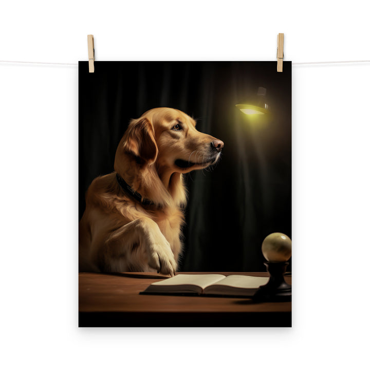 Golden Retriever Photo paper poster - PosterfyAI.com