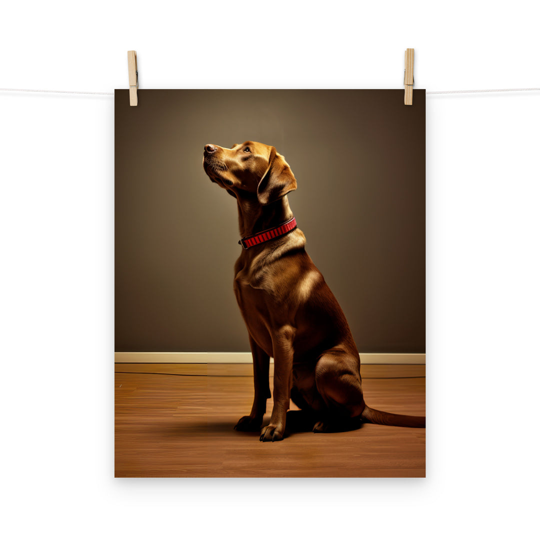 Labrador Retriever Photo paper poster - PosterfyAI.com