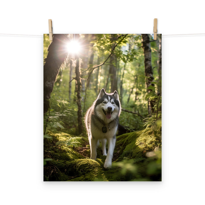 Alaskan Malamute Photo paper poster - PosterfyAI.com