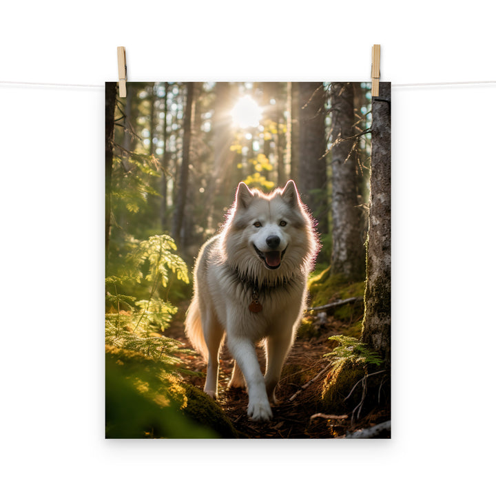 Alaskan Malamute Photo paper poster - PosterfyAI.com