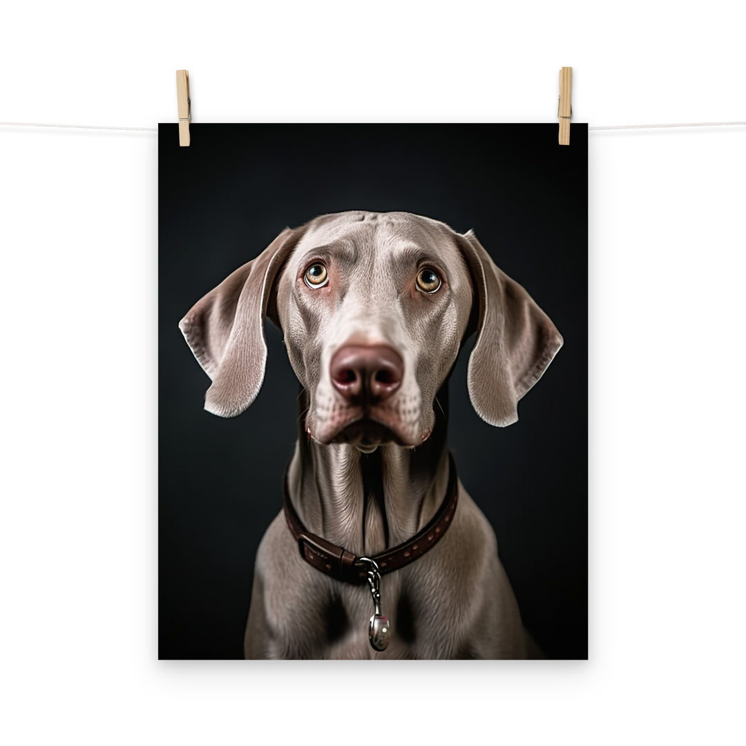 Weimaraner Photo paper poster - PosterfyAI.com