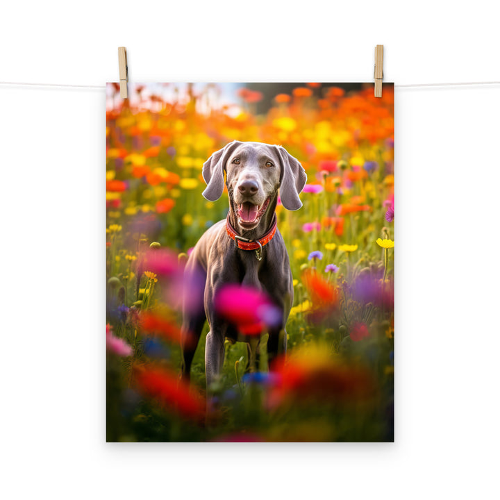 Weimaraner Photo paper poster - PosterfyAI.com