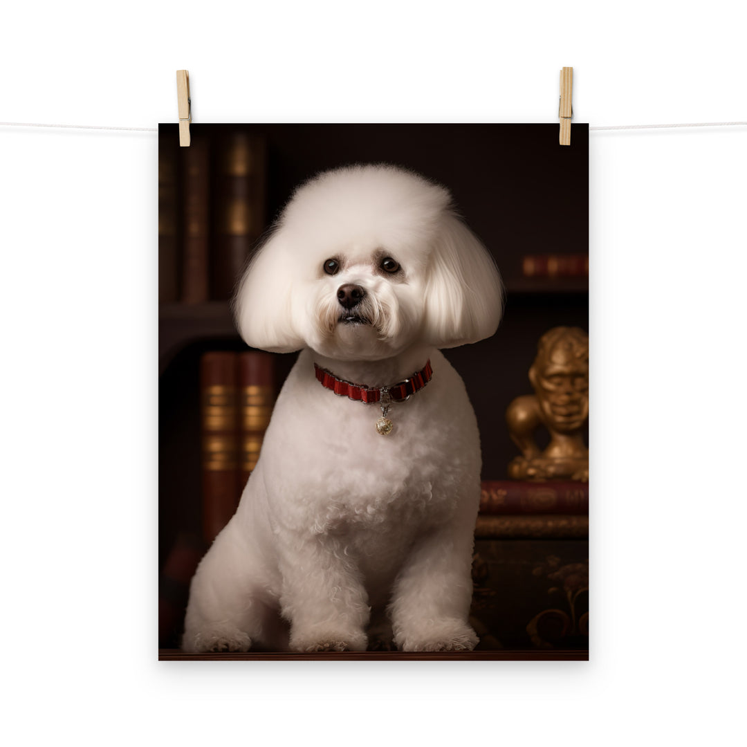 Bichon Frise Photo paper poster - PosterfyAI.com