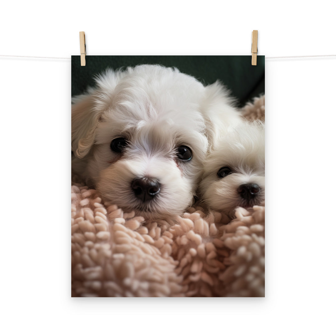 Bichon Frise Photo paper poster - PosterfyAI.com