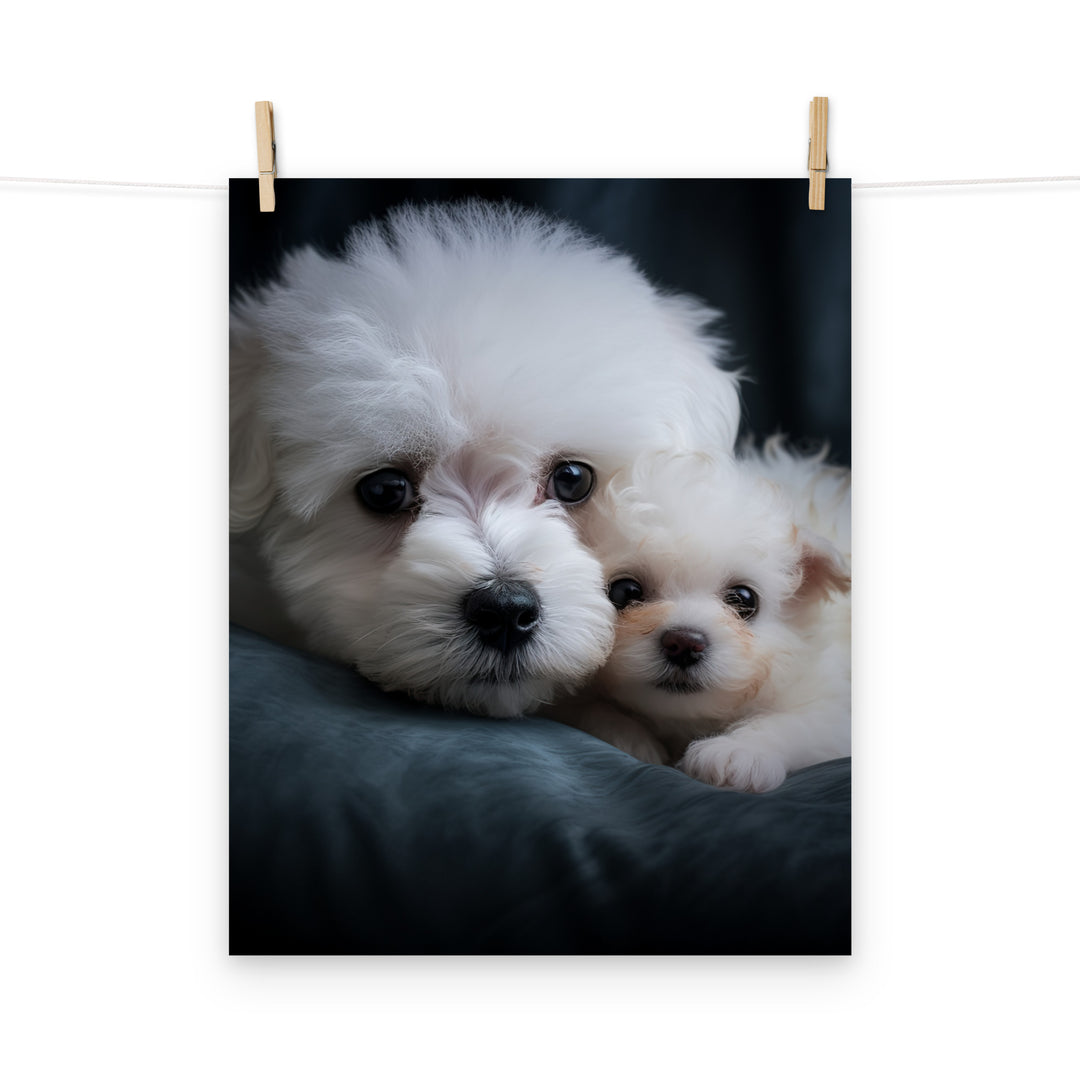 Bichon Frise Photo paper poster - PosterfyAI.com